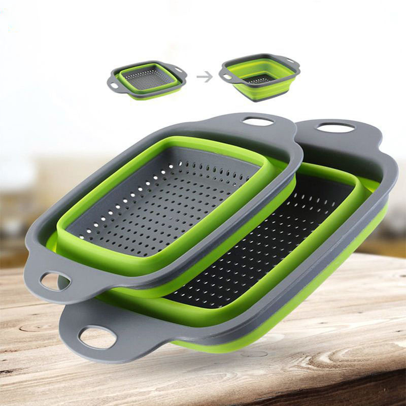 Kitchen Gadgets Dropshipping - LMETJMA Colino pieghevole quadrato Cucina in