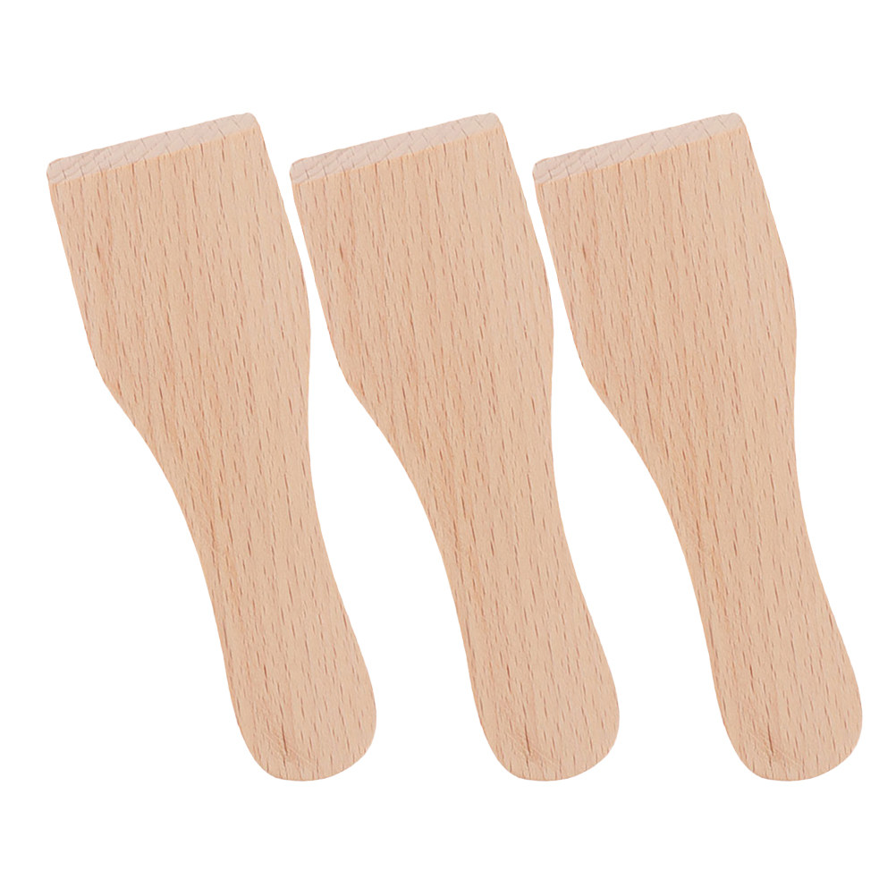 Pizza Stone Baking - Set di 3 Raschietti in Legno