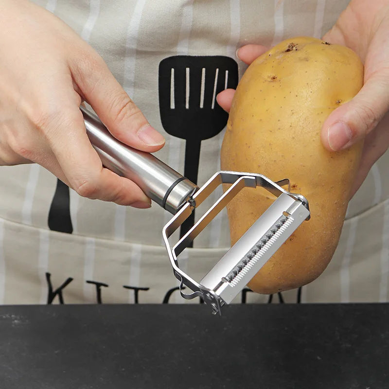Kitchen Gadgets Dropshipping - Pelapatate Multifunzione in Acciaio Inossidabile per