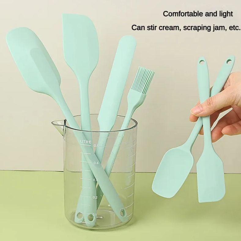 Silicone Spatula Set - Set di 6 graziosi utensili da