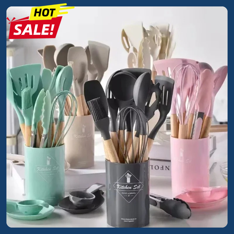 Set di 12 Utensili in Silicone - Silicone Spatula Set recensione e prezzo